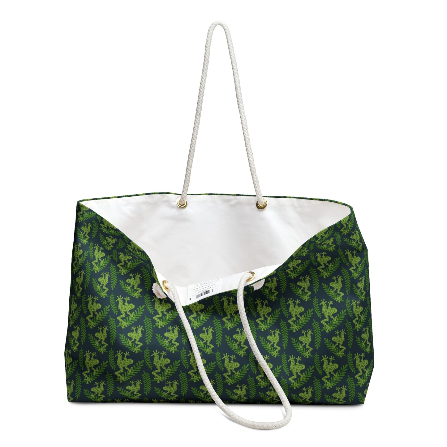 Emerald Canopy Frogs Weekender Bag