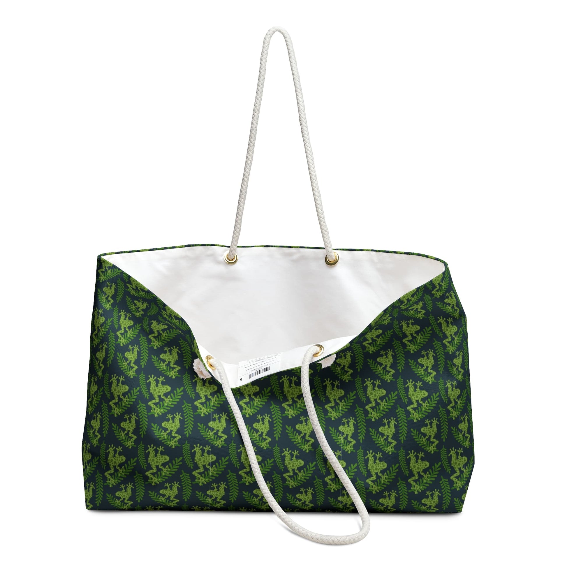Emerald Canopy Frogs Weekender Bag