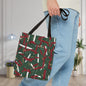 Holiday Brushstrokes Canvas Tote Bag