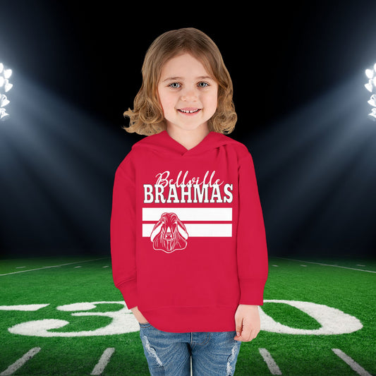 Ballville Brahmas w/Mascot & Stripes Toddler Hoodie