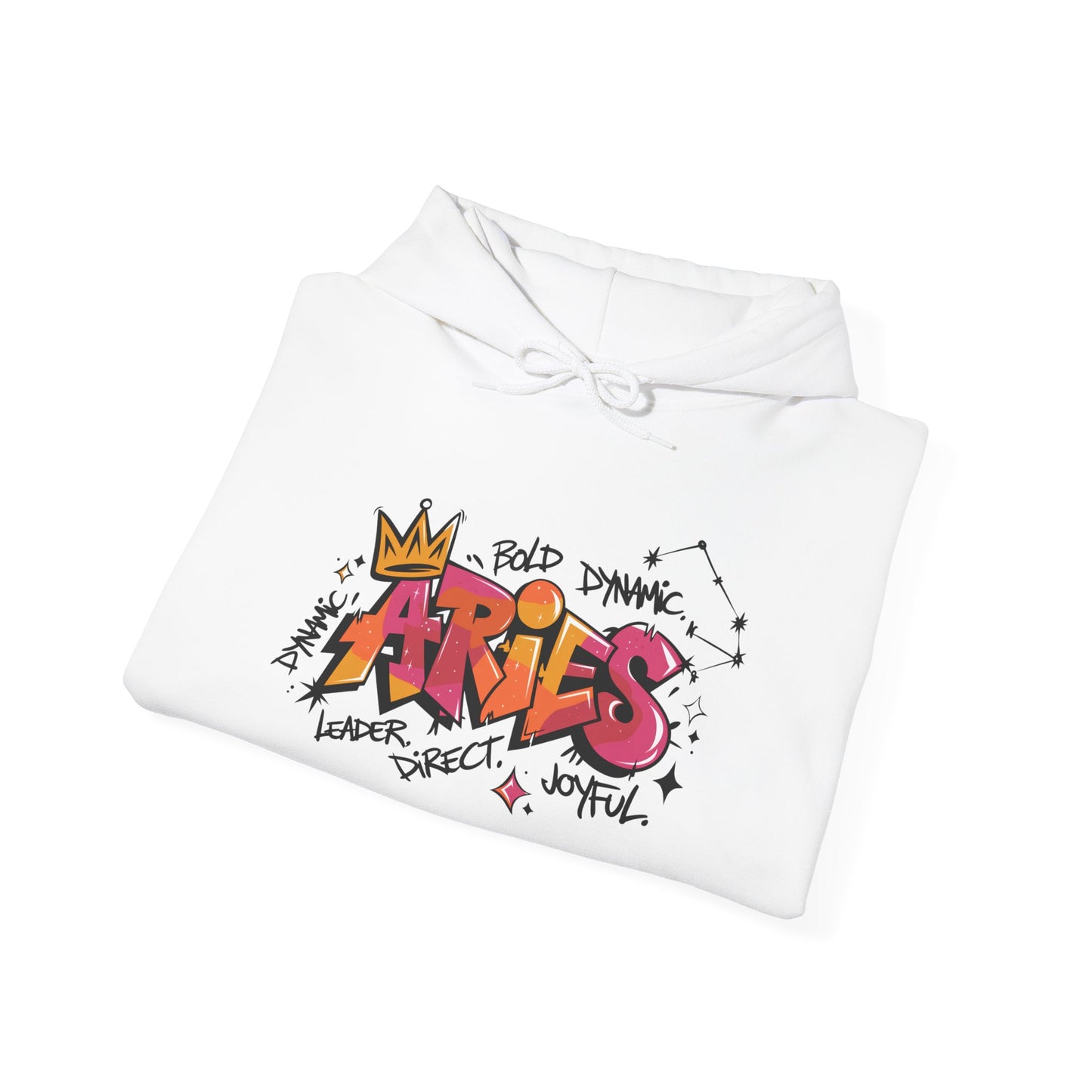 Aries Street Art Heavy Blend™ Hooded Sweatshirt