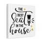 The Best Seat In The House Canvas Art