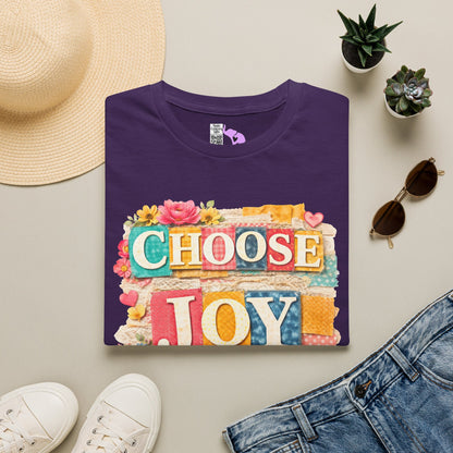 Choose Joy (Lace Collage) Adult T-shirt
