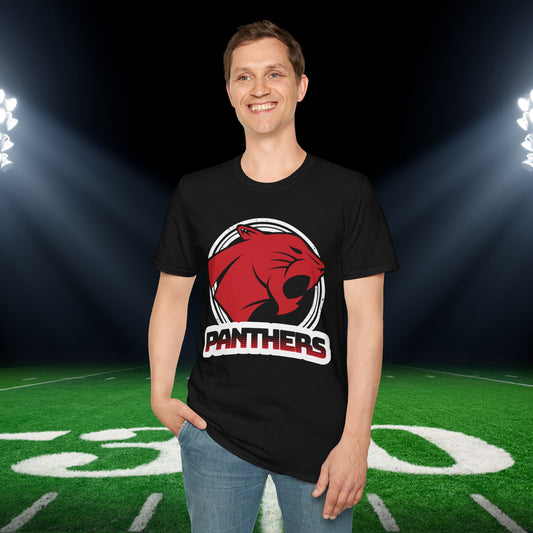 Panthers Circle Adult T-shirt