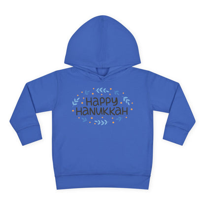 Happy Hanukkah 4 Toddler Pullover Fleece Hoodie