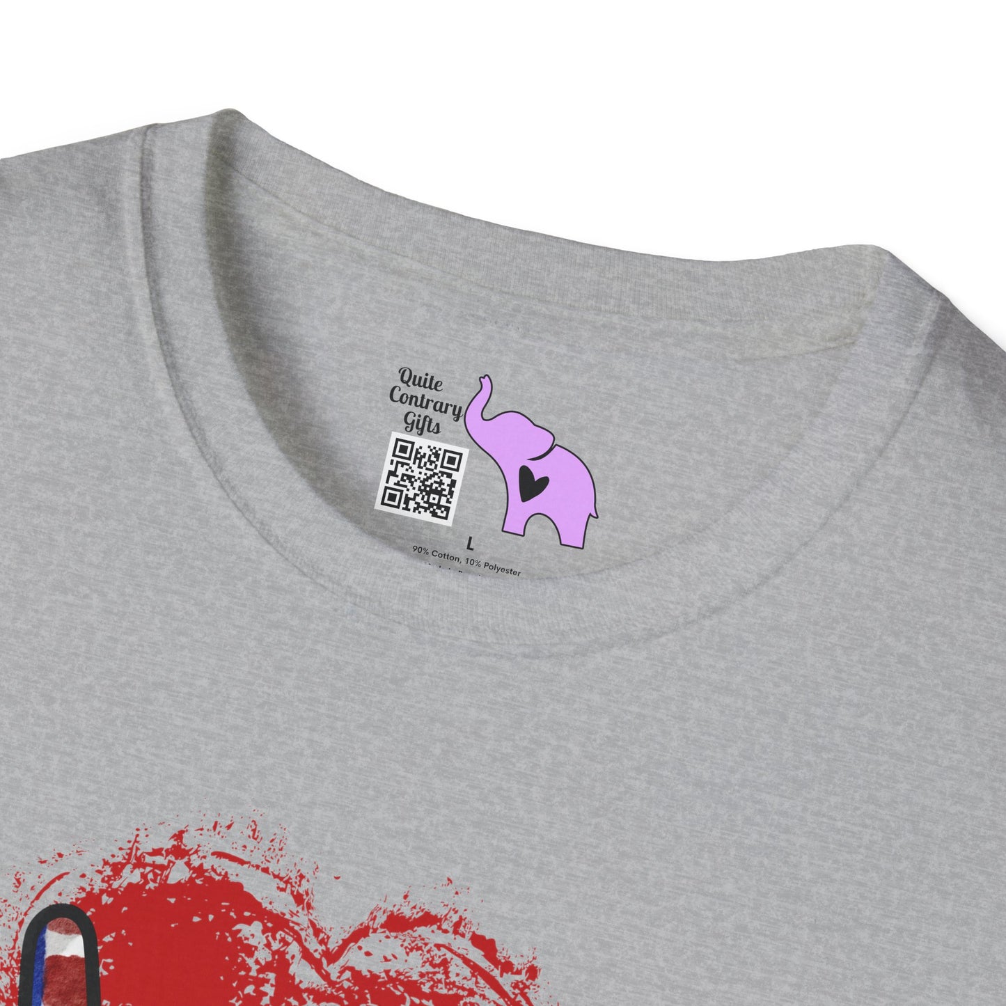 Peace Love America Adult T-shirt