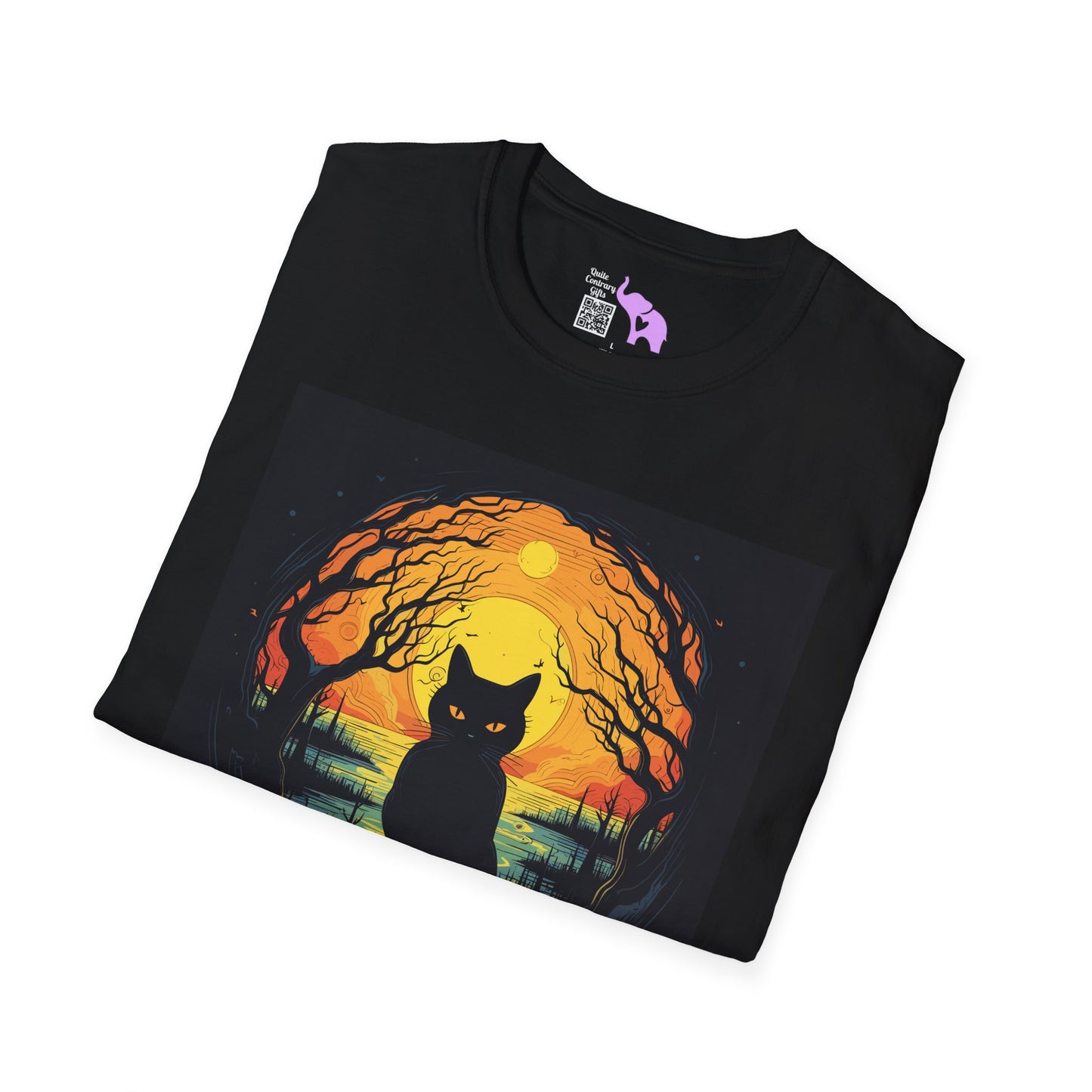 Creepy Black Cats 6 T-shirt