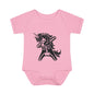 Dabbing Unicorn Skeleton Infant Baby Rib Bodysuit