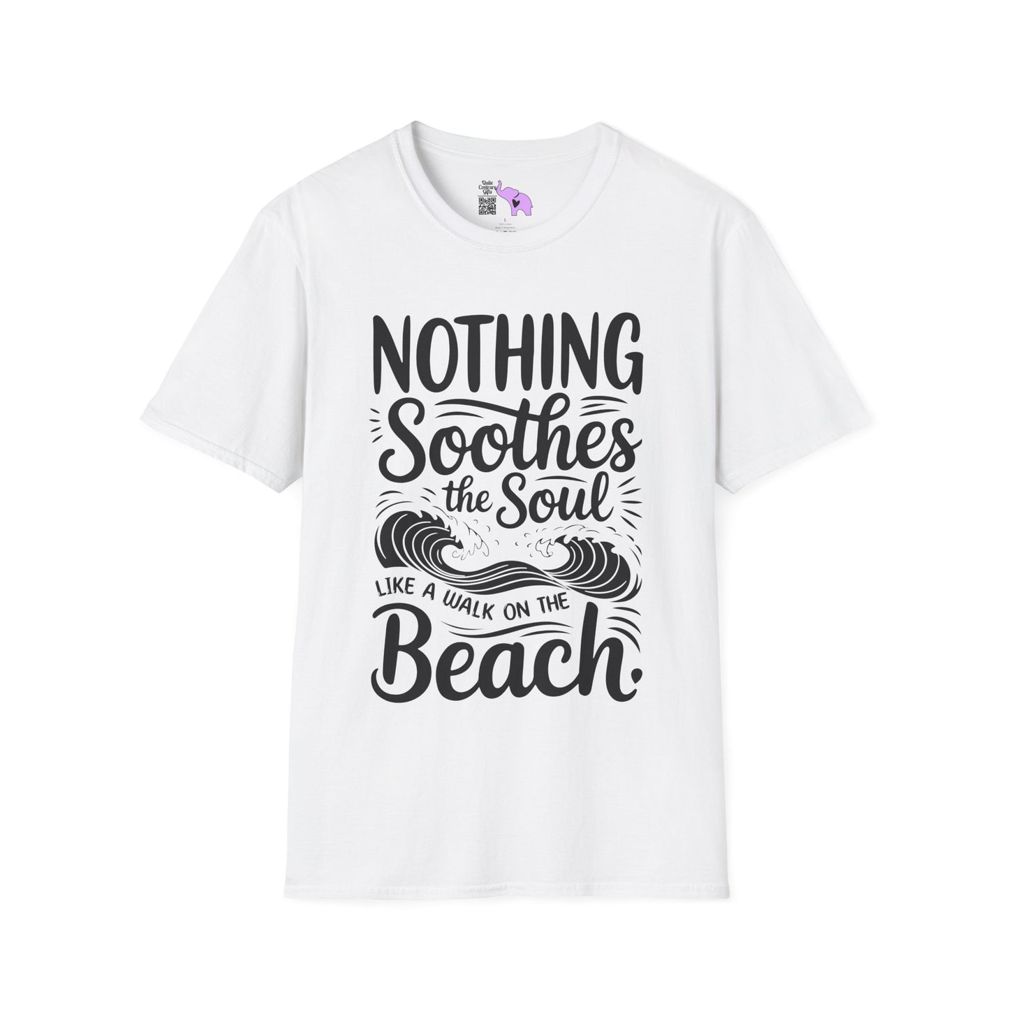 Nothing Soothes the Soul Like A Walk on the Beach Adult T-shirt