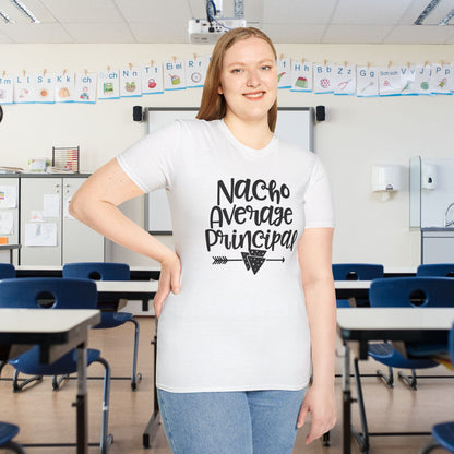 Nacho Average Principal Adult T-shirt