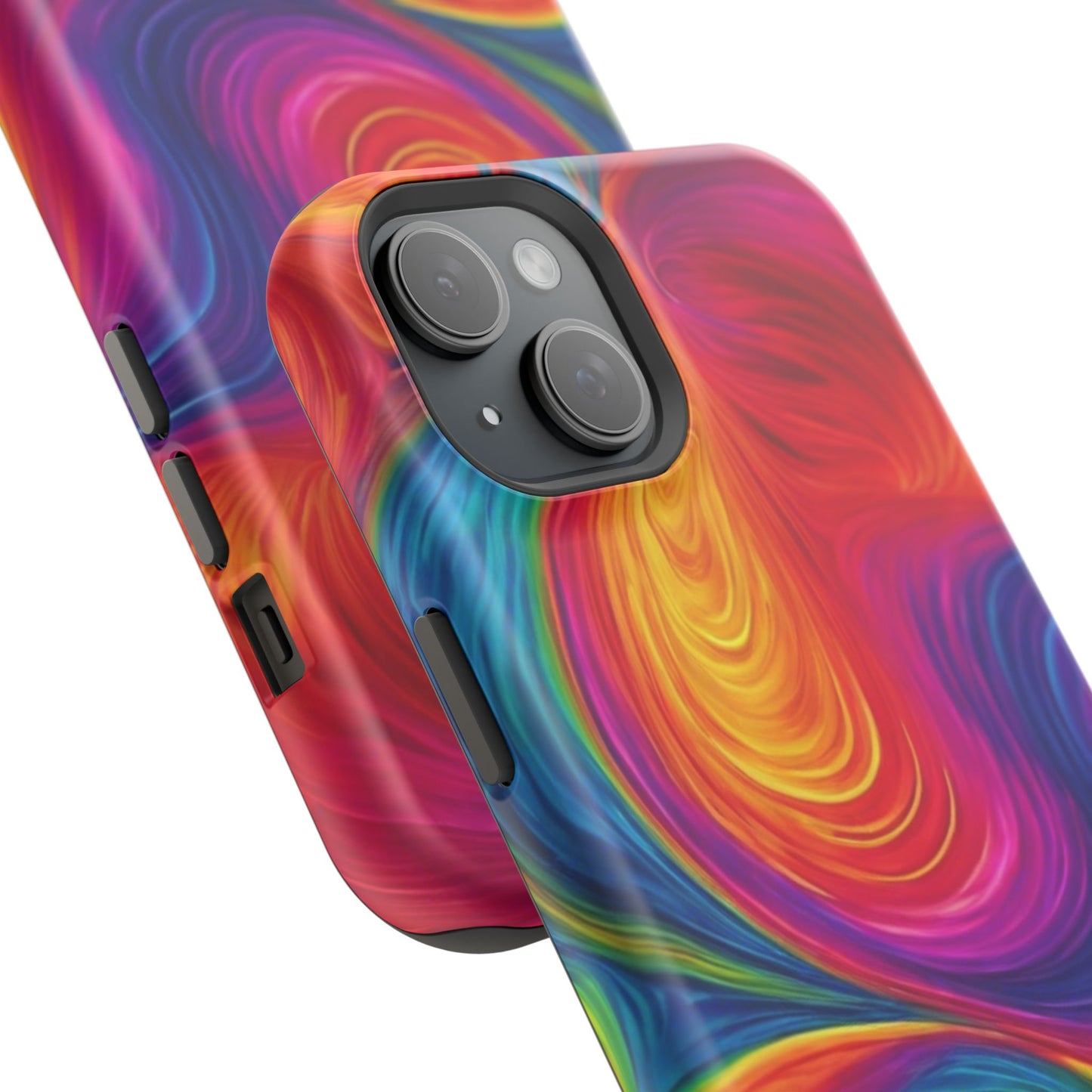 Tie Dye Color Swirl MagSafe® Compatible Tough Case for iPhone