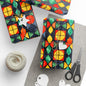 Candlelight Burst Kwanzaa Wrapping Paper