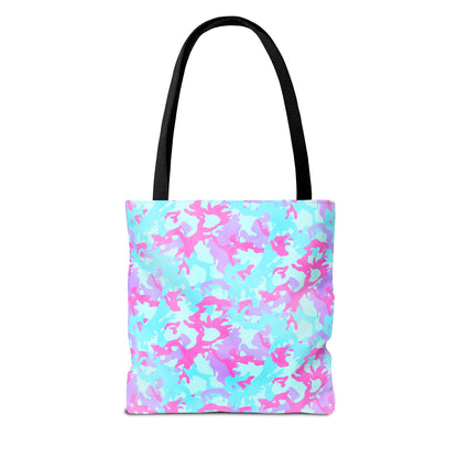 Cotton Candy Camo Canvas Tote Bag