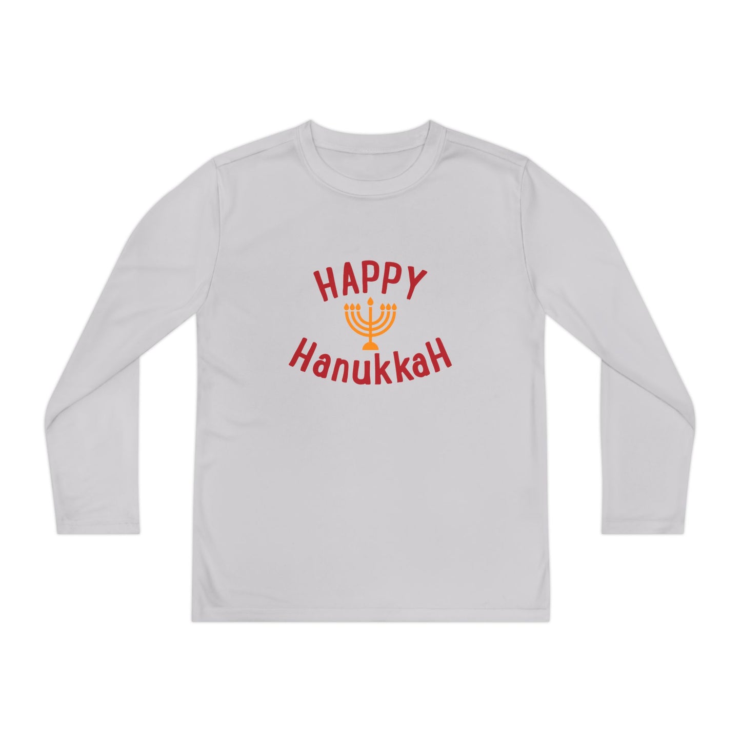 Happy Hanukkah Youth Long Sleeve Tee