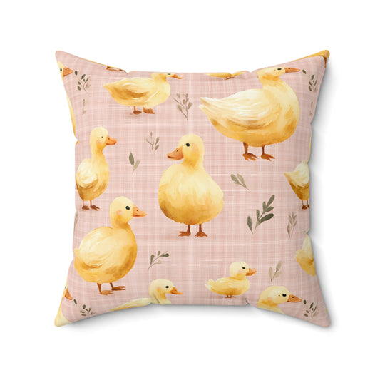 Ducky Daydream Throw Pillow