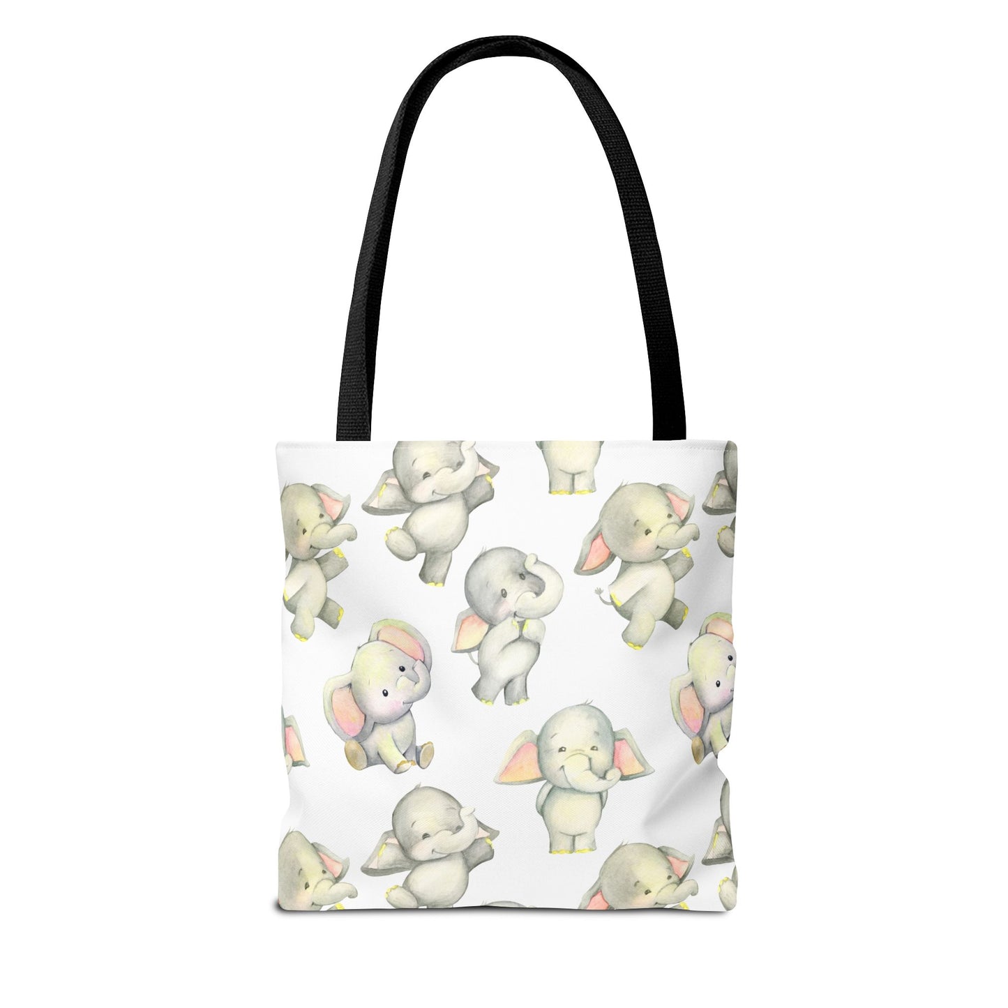 Dancing Elephants Canvas Tote Bag