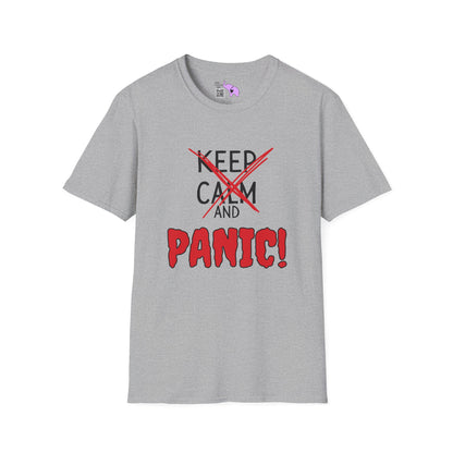 Keep Calm and Panic Adult T-shirt