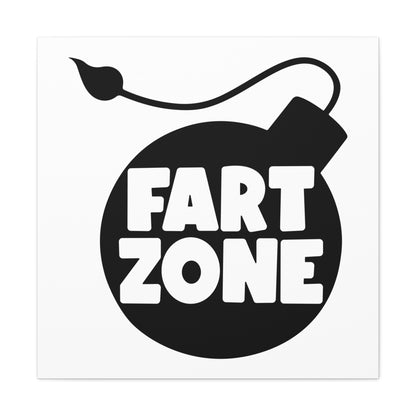 Fart Zone Canvas Square Wraps w/o Frame