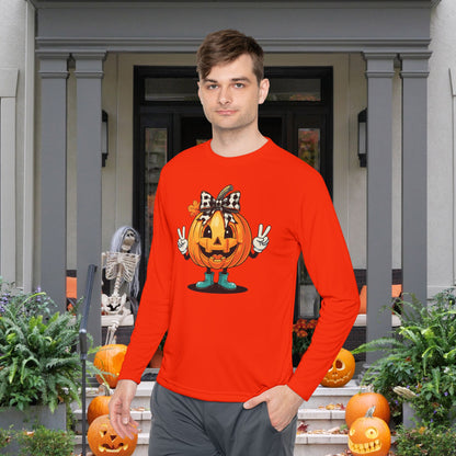 Pumpkin Peace Adult Long Sleeve Tee