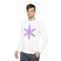 Large Snowflake 2 Adult Long Sleeve Tee