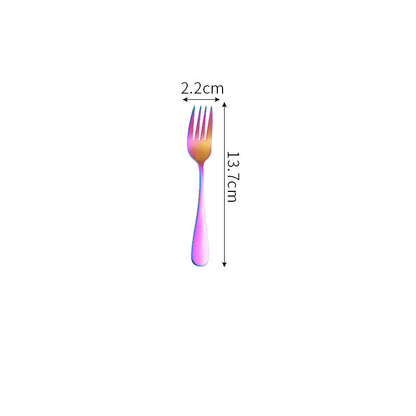 Iridescent Stainless Steel Tableware Set
