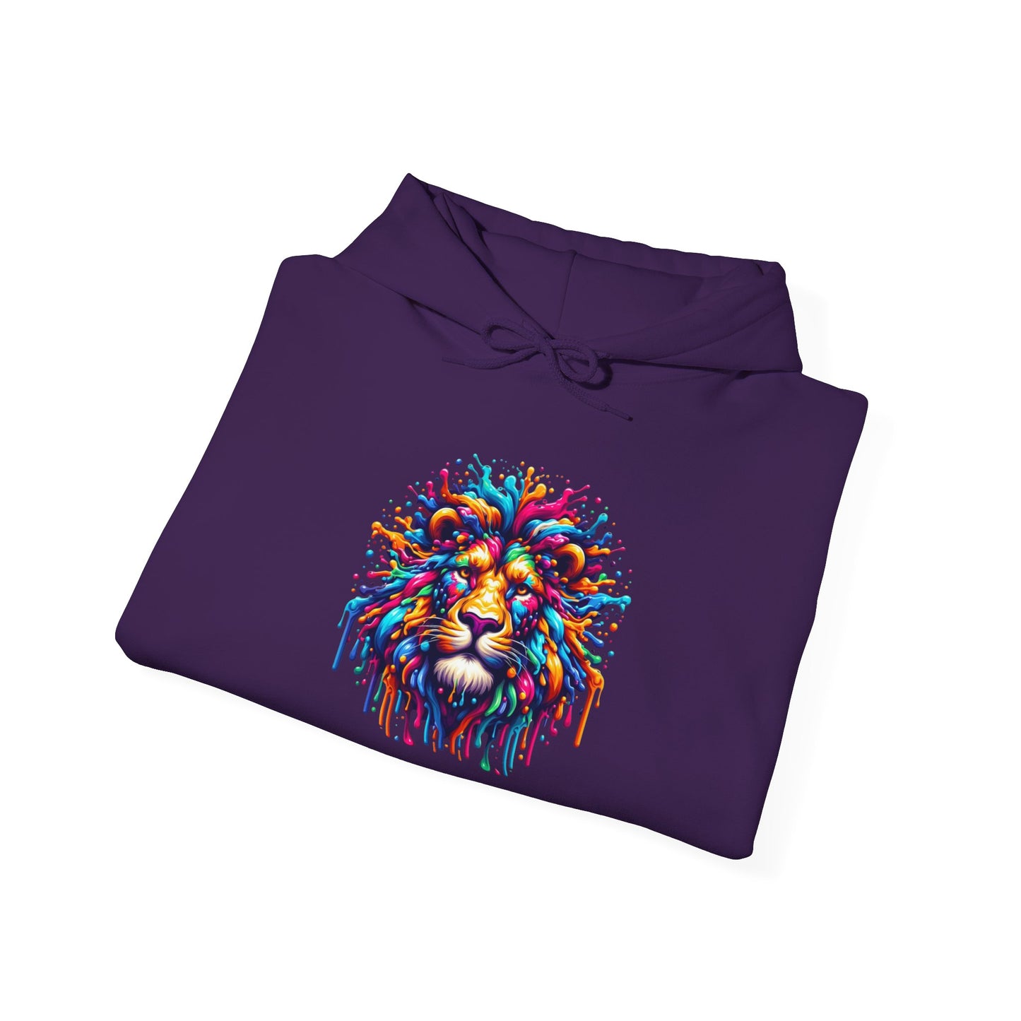 Colorful Lion Heavy Blend™ Hooded Sweatshirt