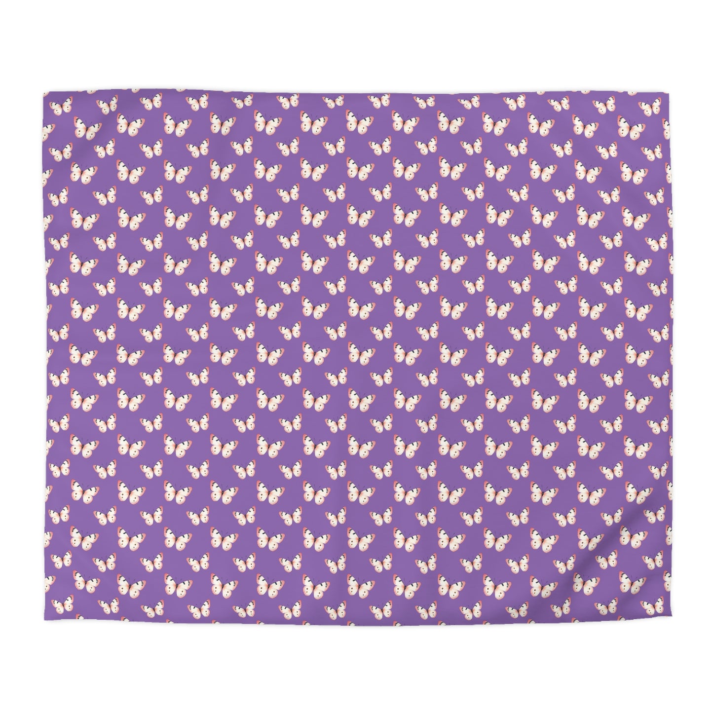 Lavender Flutter Microfiber Duvet Cover