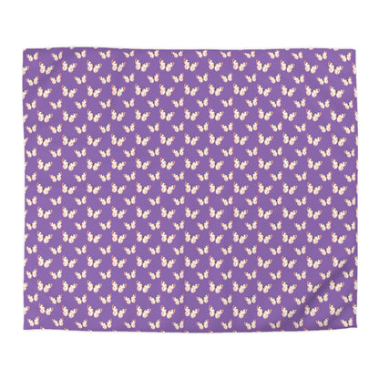 Lavender Flutter Microfiber Duvet Cover