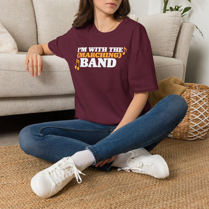I'm With The (Marching) Band Adult T-shirt