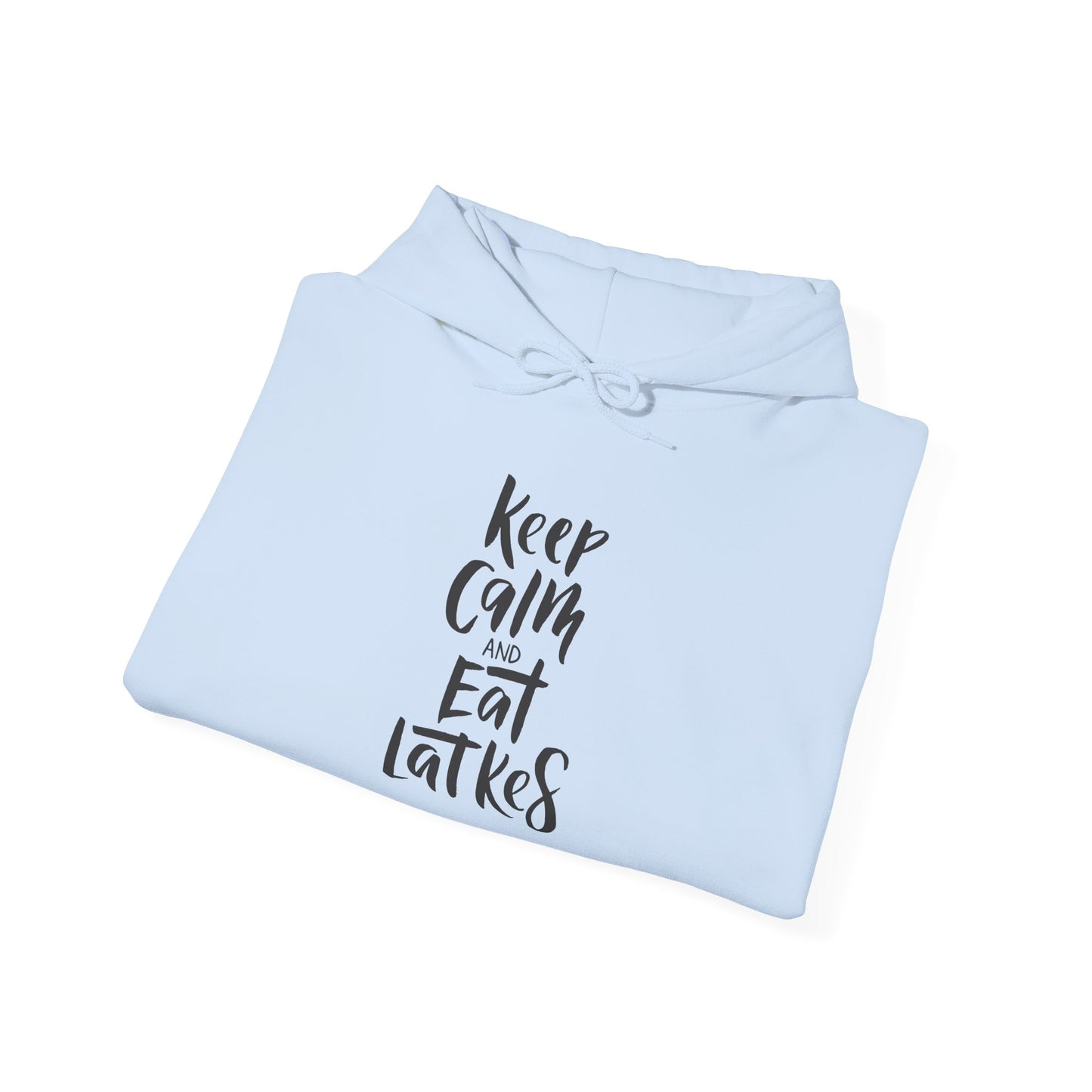 Keep Calm & Eat Latkes Heavy Blend™ Hooded Sweatshirt