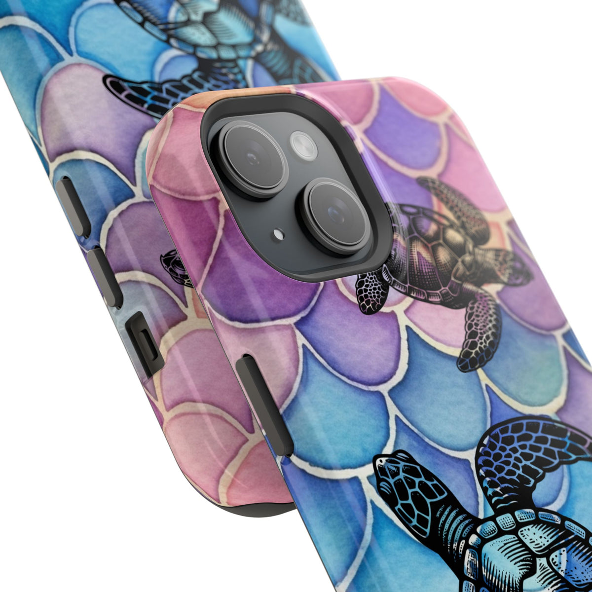 Sea Turtle Silhouette MagSafe® Compatible Tough Case for iPhone