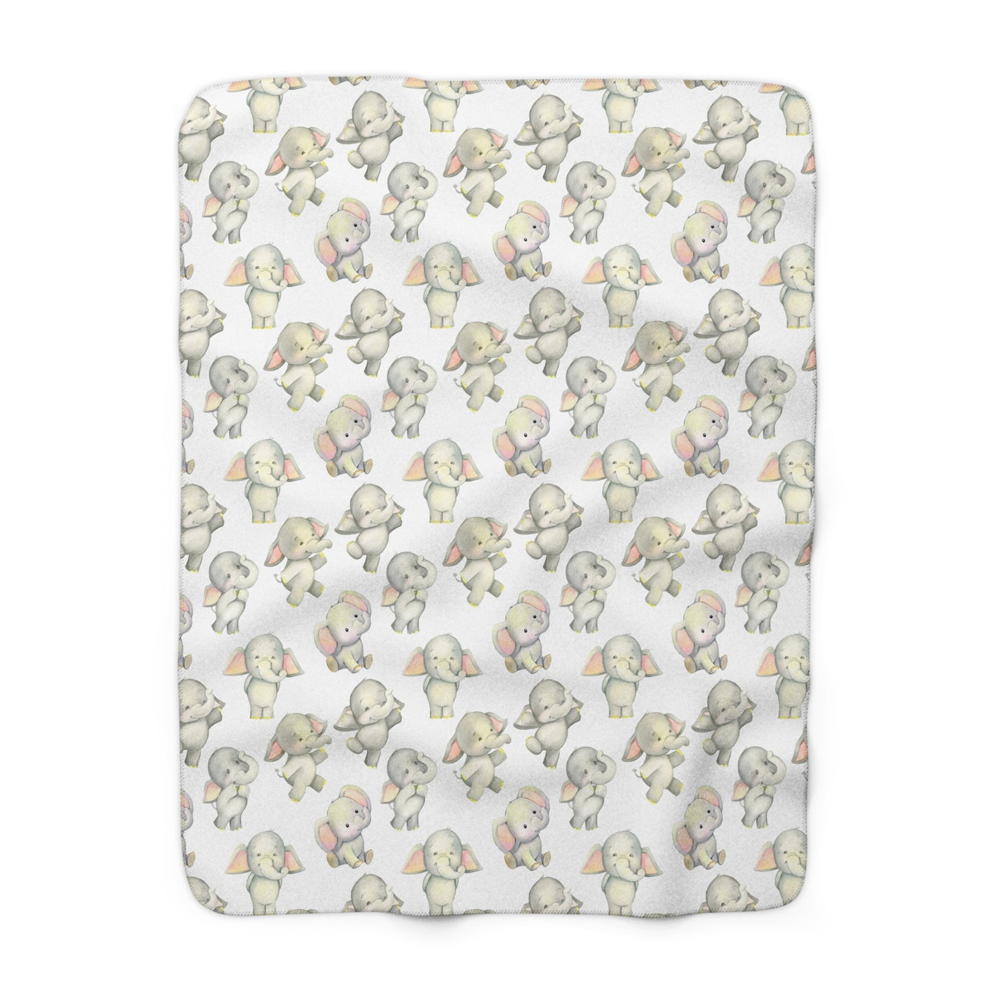 Dancing Elephants Fleece Blanket