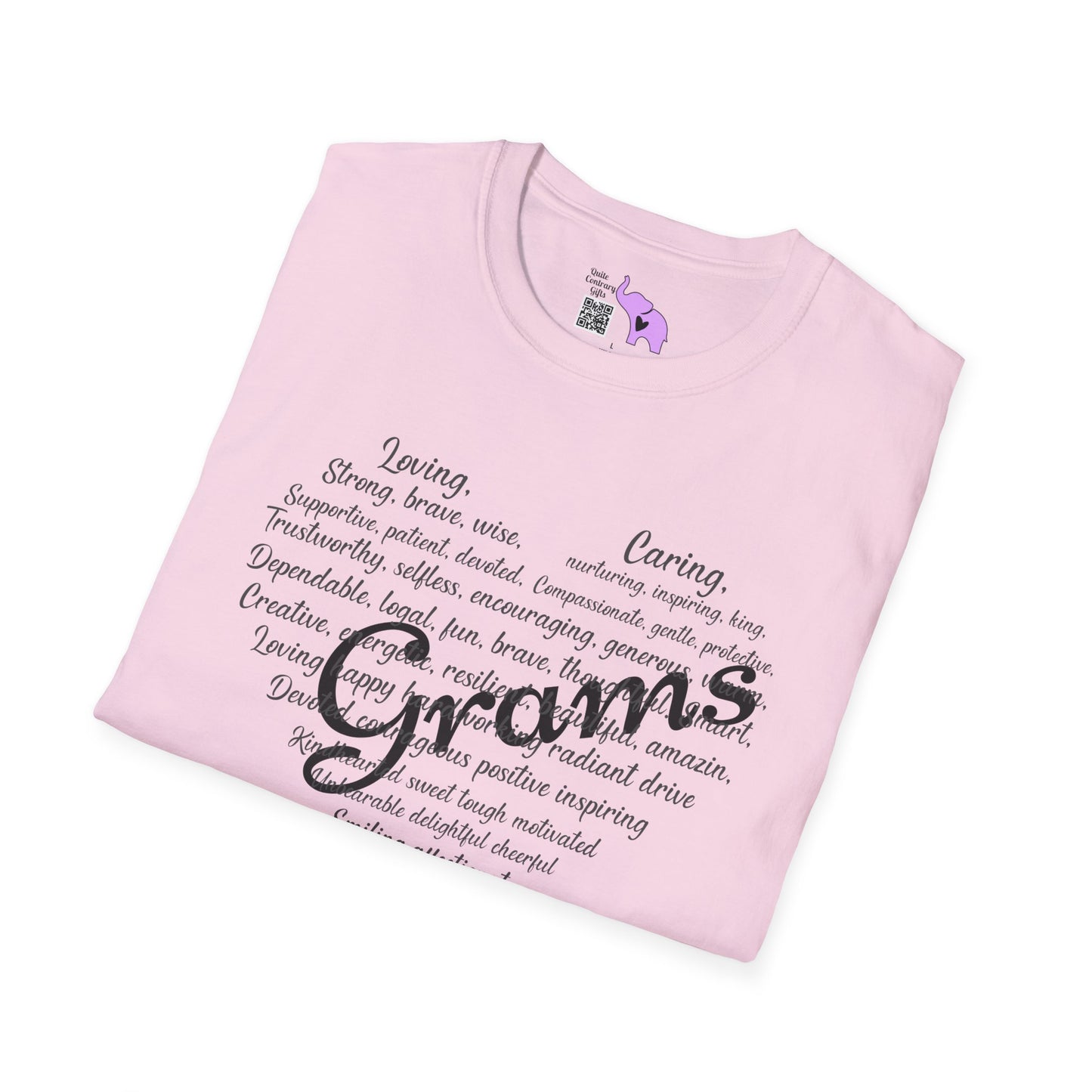 Grams Descriptive Words Adult T-shirt