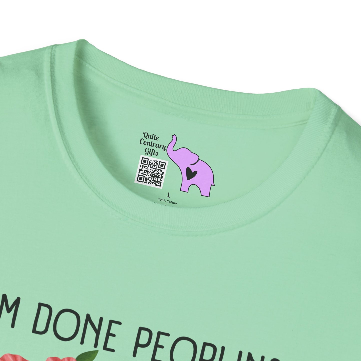 I'm Done Peopling Where Are My Books Adult T-shirt