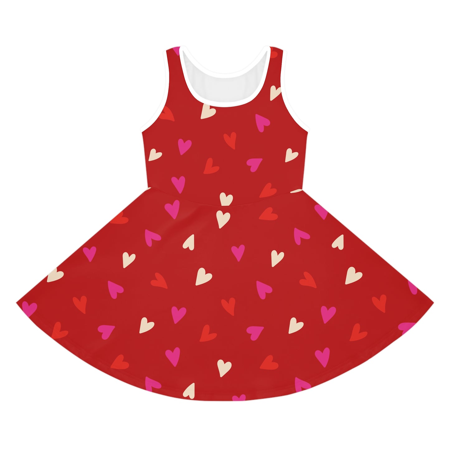 Cupid's Confetti Girls' Sleeveless Sundress