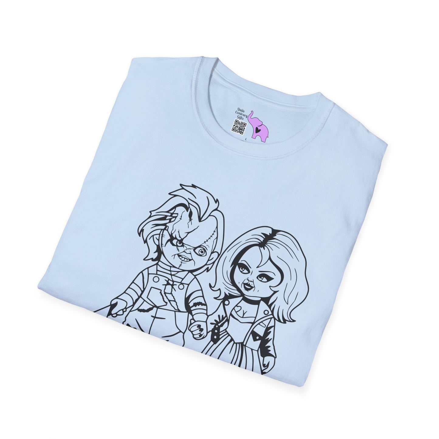 Chucky with His Bride Adult T-shirt