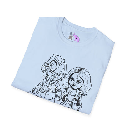 Chucky with His Bride Adult T-shirt
