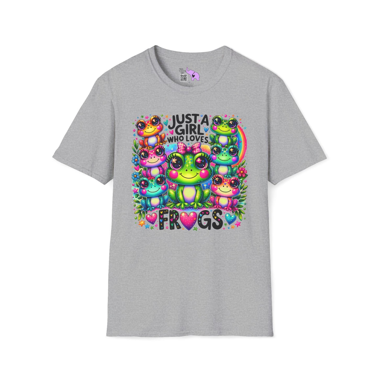 Just A Girl Who Loves Frogs Adult T-shirt