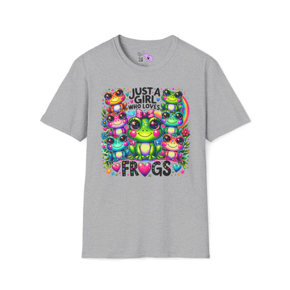 Just A Girl Who Loves Frogs Adult T-shirt