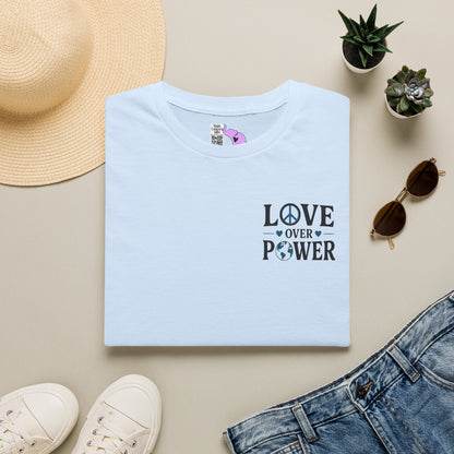 ""When the Power of Love Overcomes the Love of Power, the World Will Know Peace Adult T-shirt