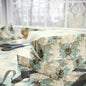 Rustic Teal Daisy Wrapping Paper