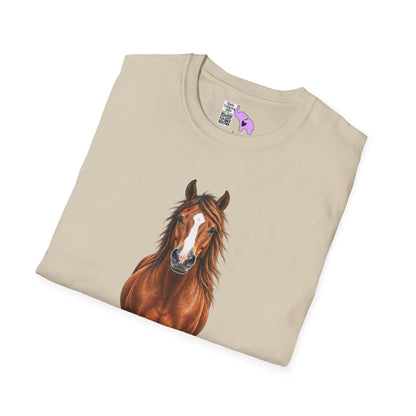 ""Front to Back Horse Lover Adult T-shirt