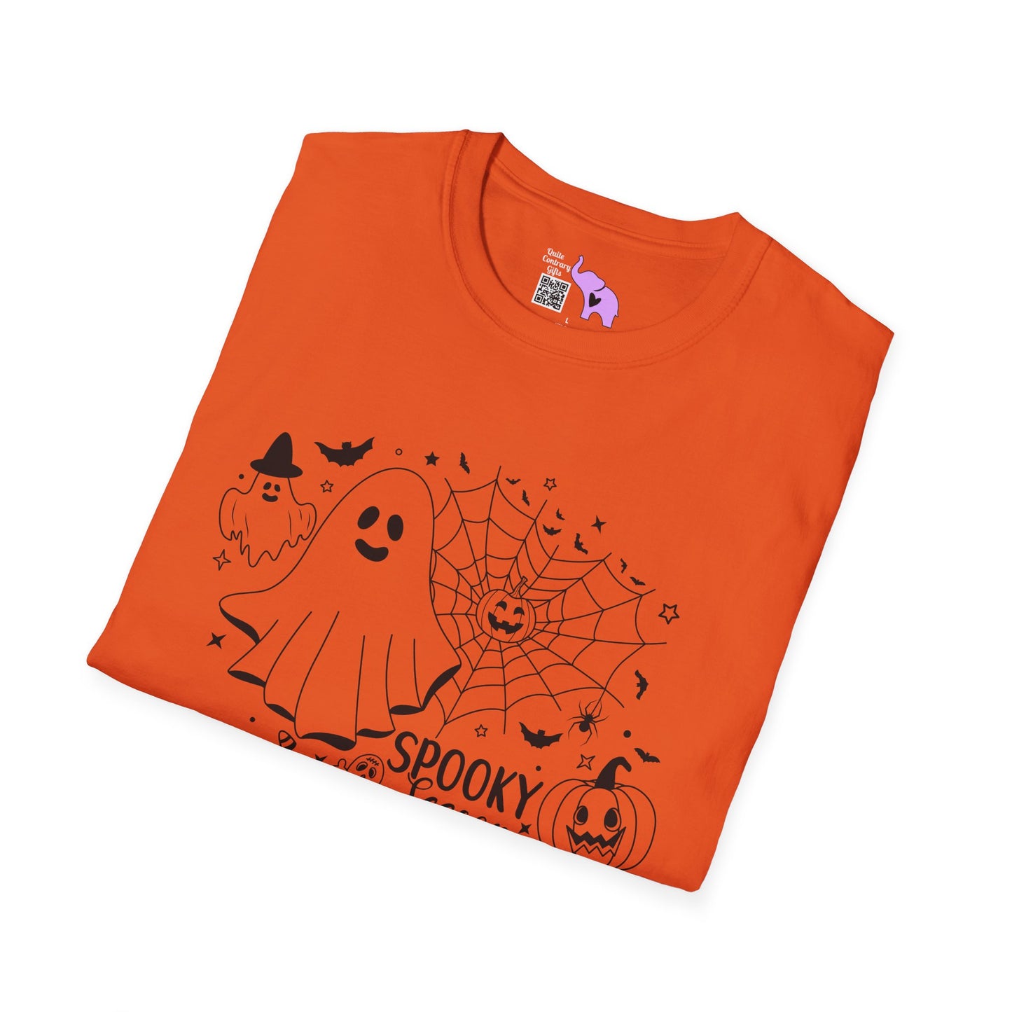 Spooky Season (Ghost & Spider Web Adult T-shirt