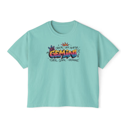 Gemini Street Art Women's Boxy Tee