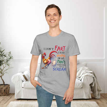 I Don't Fart I Just Whisper In My Pants... Adult T-shirt