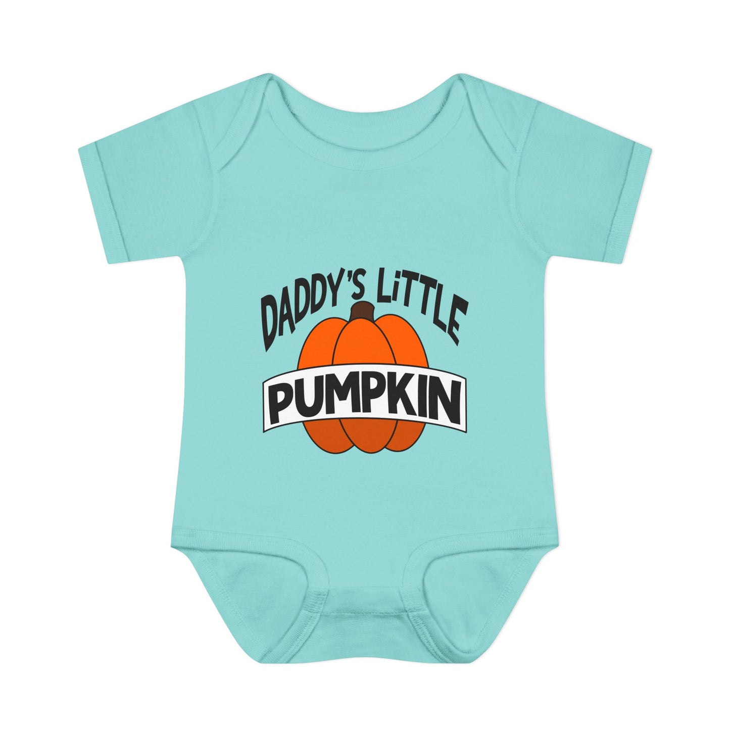 Daddy's Little Pumpkin Infant Baby Rib Bodysuit