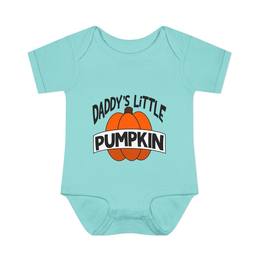 Daddy's Little Pumpkin Infant Baby Rib Bodysuit
