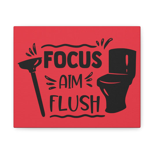 Focus Aim Flush Canvas Horizontal Wraps w/o Frame