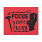 Focus Aim Flush Canvas Horizontal Wraps w/o Frame