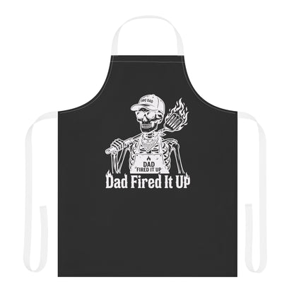 Dad Fired It Up (Dad Skeleton) Apron